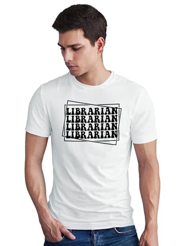 Buy Seek Buy Love Librarian Stacked T-Shirt, Book Lover Tee